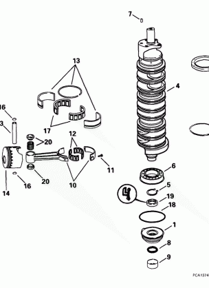 CRANKSHAFT & PISTONS