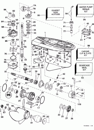 GEARCASE -- STANDARD ROTATION -- FPX FPZ MODELS