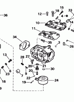 CARBURETOR -- 35 HP