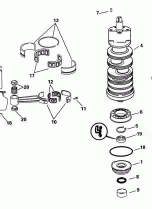 CRANKSHAFT & PISTONS