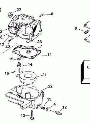 CARBURETOR 25BA 25RD 30BA 25JR