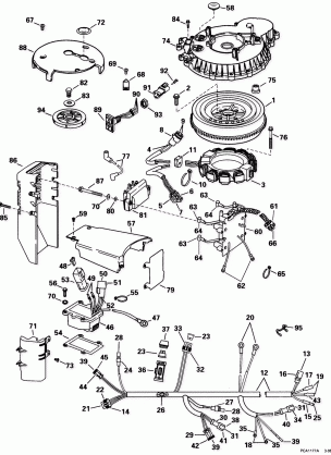 IGNITION SYSTEM -- 105WE MODELS