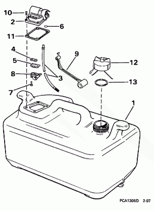 FUEL TANK -- 6 GALLON