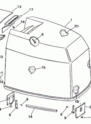 ENGINE COVER -- JOHNSON