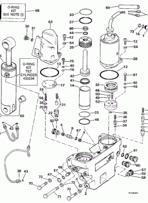 POWER TRIM / TILT HYDRAULIC ASSY.