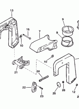 STERN BRACKET & SWIVEL BRACKET