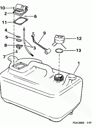 FUEL TANK -- 6 GALLON