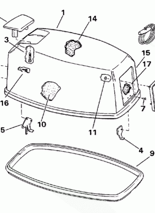 ENGINE COVER -- JOHNSON