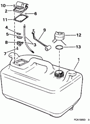 FUEL TANK -- 6 GALLON