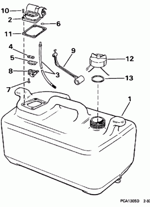 FUEL TANK -- 6 GALLON