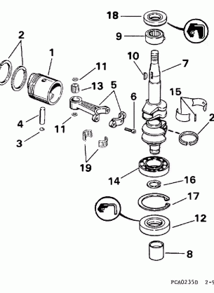 CRANKSHAFT & PISTON