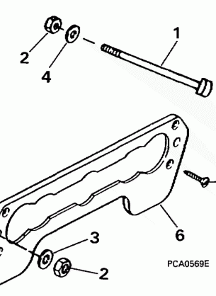 TRANSOM MOUNT KIT -- 40 ROPE