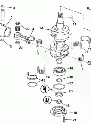 CRANKSHAFT & PISTON