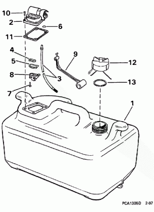 FUEL TANK -- 6 GALLON