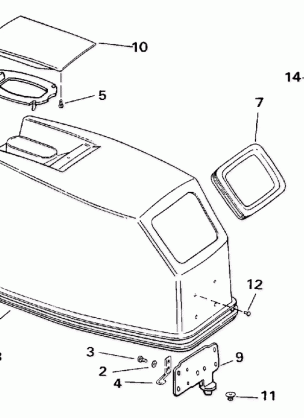 ENGINE COVER -- EVINRUDE