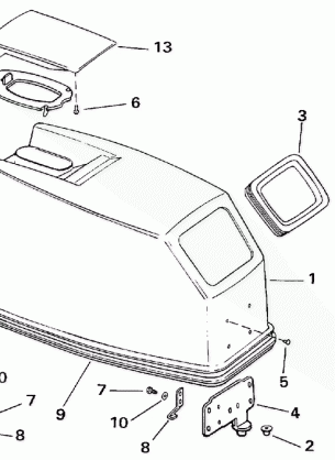 ENGINE COVER -- JOHNSON