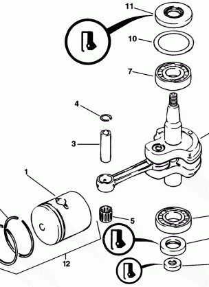 CRANKSHAFT & PISTON