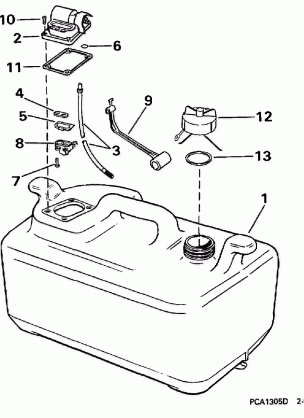 FUEL TANK -- 6 GALLON