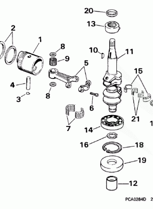 CRANKSHAFT & PISTON