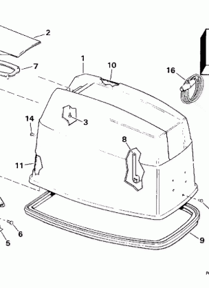 ENGINE COVER -- JOHNSON