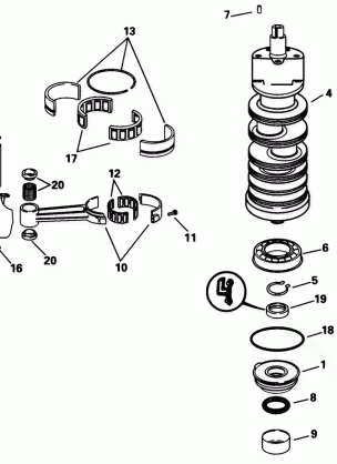 CRANKSHAFT & PISTONS