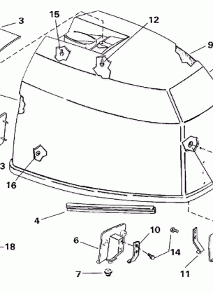 ENGINE COVER -- JOHNSON