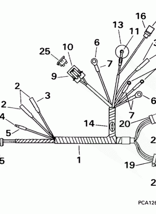 MOTOR CABLE -- REMOTE ELECTRIC