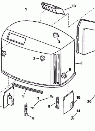 ENGINE COVER -- EVINRUDE