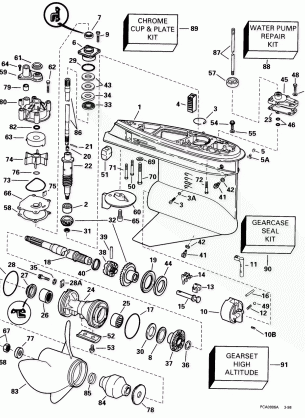 GEARCASE -- STANDARD ROTATION -- GL MODELS