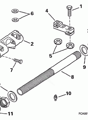 DUAL STEERING CONNECTOR KIT - 150GL SL - 175GL SL ONLY