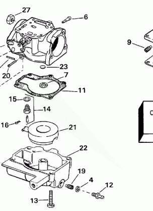 CARBURETOR 25BA 25RA 25RD 30BA 30R 25JR