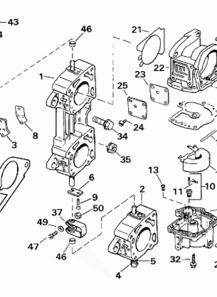 CARBURETOR & LINKAGE - 200