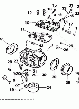 CARBURETOR - 25 H.P.