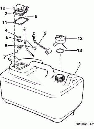 FUEL TANK - 6 GALLON