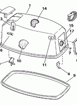 ENGINE COVER - JOHNSON