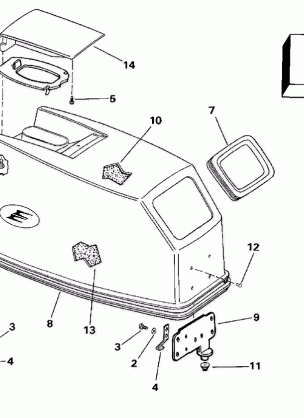 ENGINE COVER - EVINRUDE