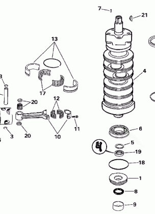 CRANKSHAFT & PISTON