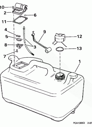 FUEL TANK - 6 GALLON