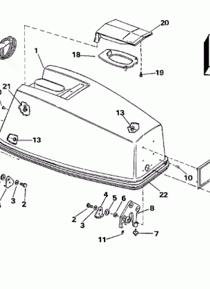 ENGINE COVER - JOHNSON