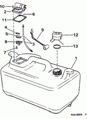 FUEL TANK - 6 GALLON