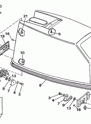 ENGINE COVER - EVINRUDE