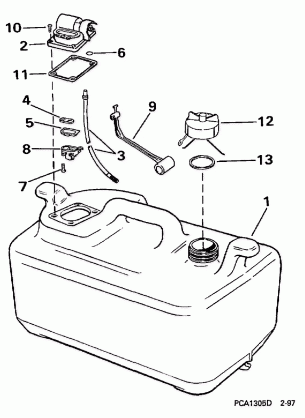 FUEL TANK - 6 GALLON