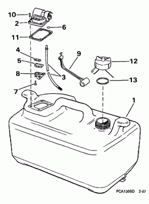 FUEL TANK - 6 GALLON