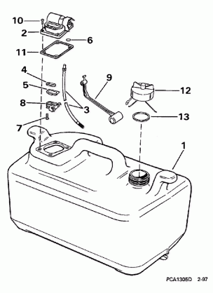 FUEL TANK - 6 GALLON