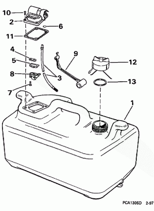 FUEL TANK - 6 GALLON