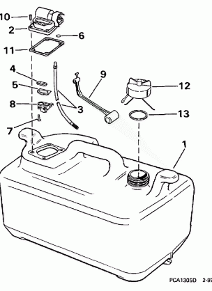 FUEL TANK - 6 GALLON