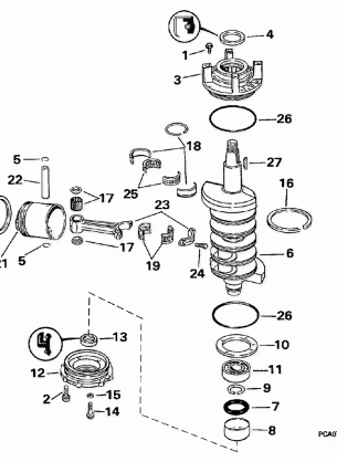 CRANKSHAFT & PISTON