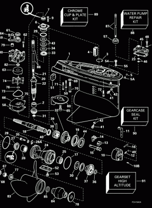 GEARCASE -- STANDARD ROTATION -- IL MODELS