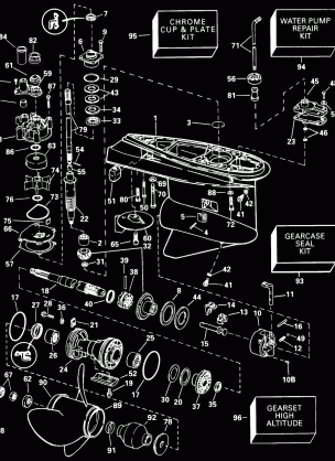 GEARCASE -- STANDARD ROTATION -- PL & IX MODELS