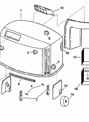 ENGINE COVER - JOHNSON